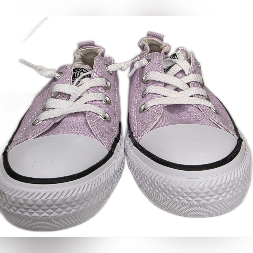Women's  Converse Sneakers, Pink, Elasticized Back Upper, New With Box Size 7 - Picture 4 of 8